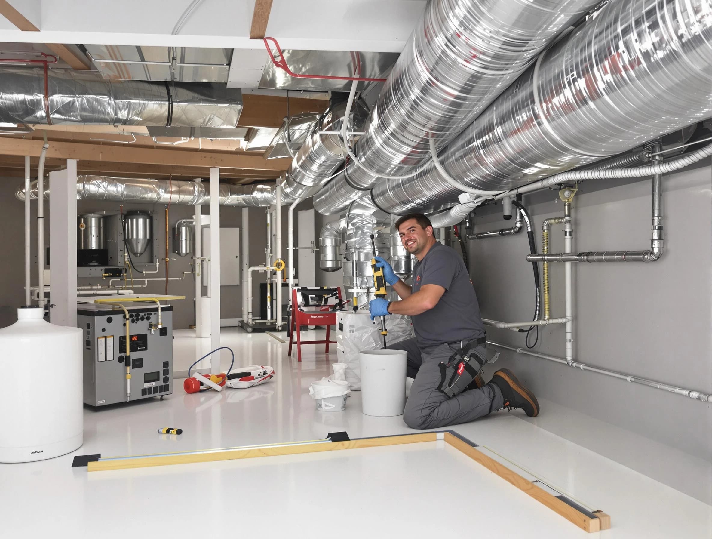 Professional duct sealing service by Lake View Air Duct Cleaning in Lake View