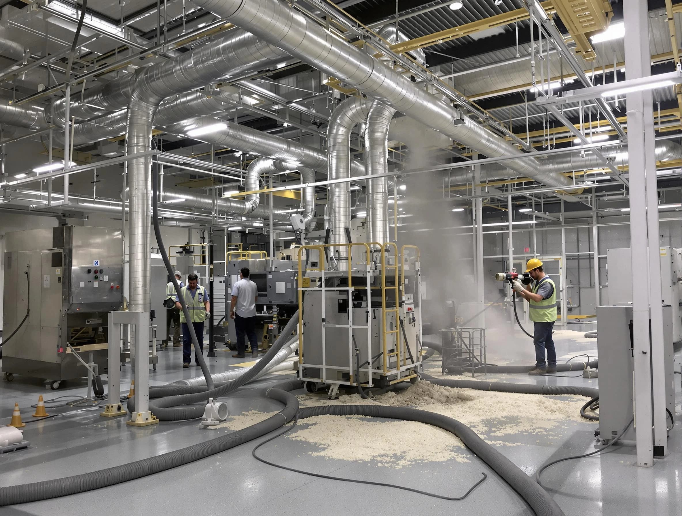 Heavy-duty industrial duct cleaning by Lake View Air Duct Cleaning in Lake View