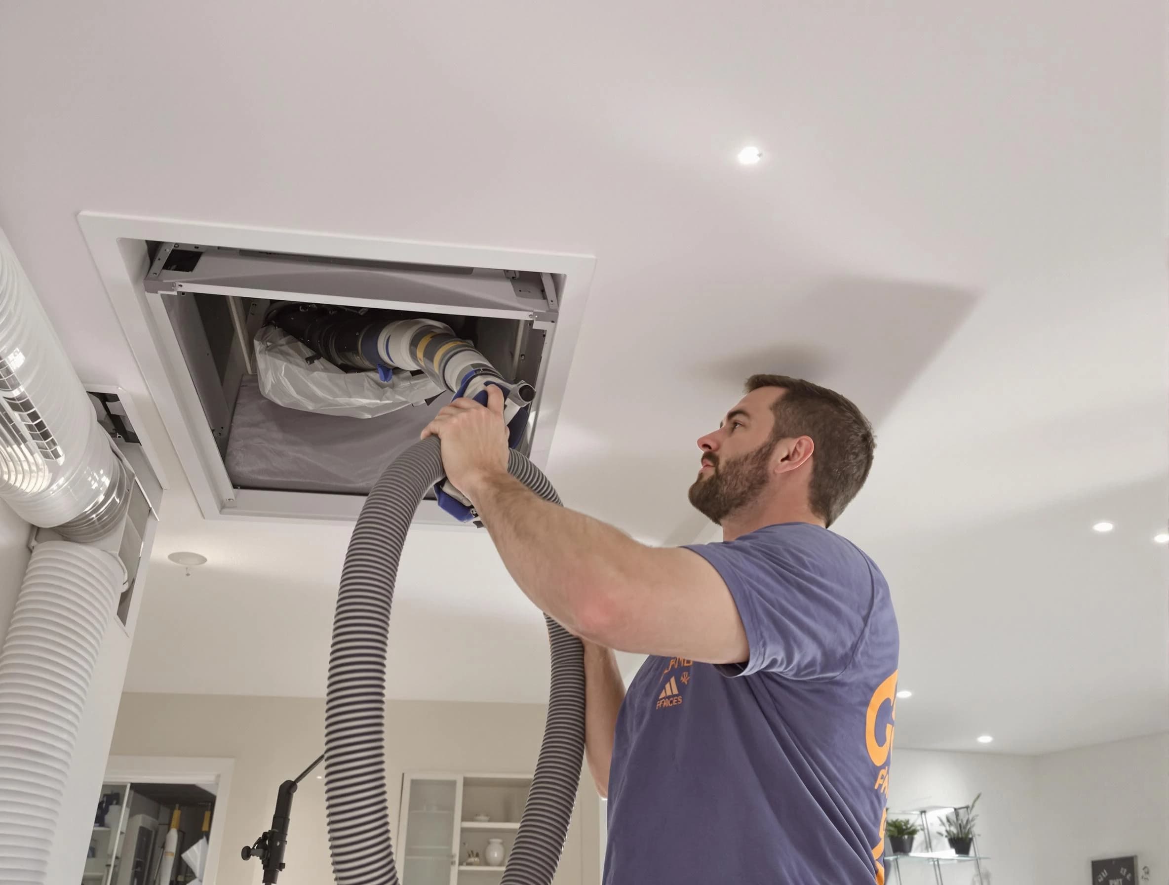 Precision indoor duct cleaning by Lake View Air Duct Cleaning in Lake View