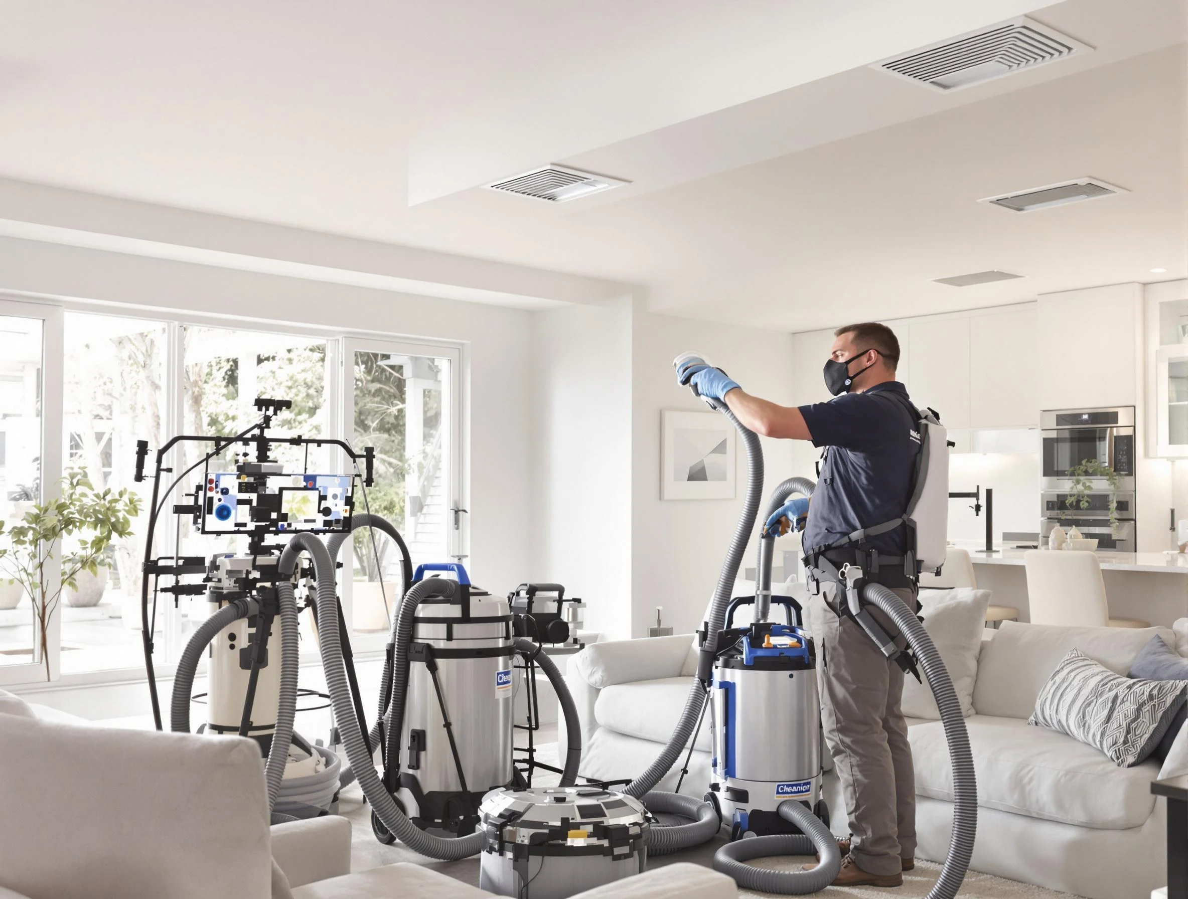 Professional AC duct cleaning by Lake View Air Duct Cleaning in Lake View
