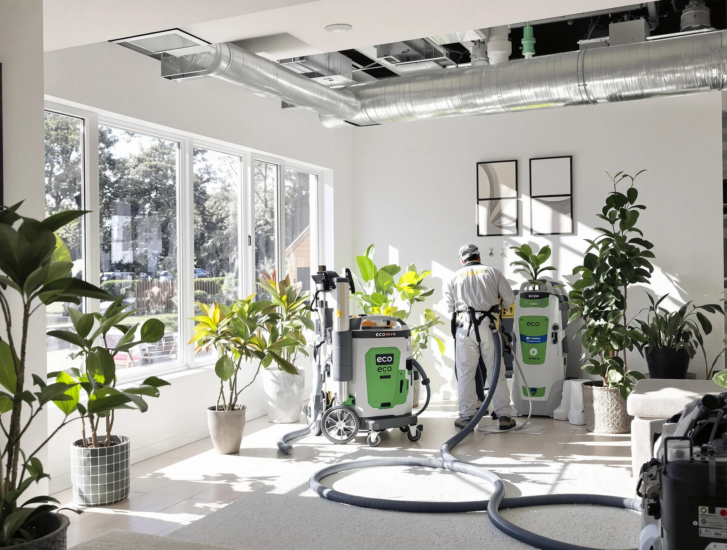 Environmentally-friendly duct cleaning by Lake View Air Duct Cleaning in Lake View